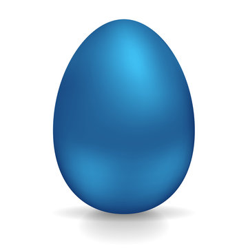 Big blue easter egg