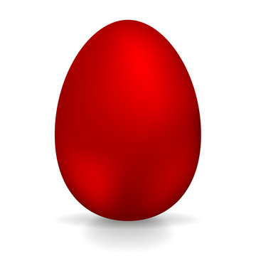 Big red easter egg
