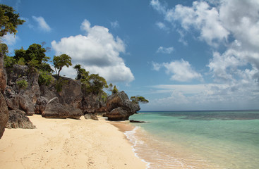 Beach in small Liukang island, Indonesia