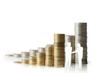 gold coins and graph them