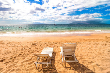 famous Makena Beach in Maui, Hawaii