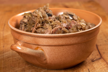 Traditional polish sauerkraut.