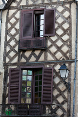 Fototapeta na wymiar Half-timbered house in Tours, Loire Valley, France