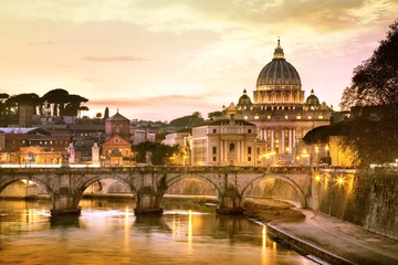 Deurstickers Sint-Pietersbasiliek in Rome © PUNTOSTUDIOFOTO Lda
