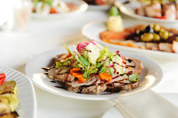 Steak and Vegetables