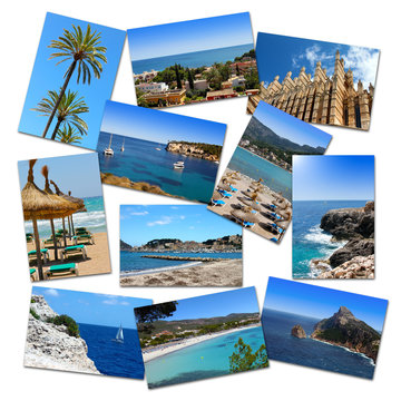 photo collage from mallorca vacations