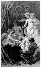 Romulus Birth : Naked Fairy / Goddess blessing