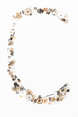 alphabet clock parts