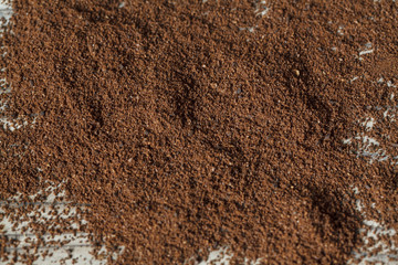 Coffee powder texture