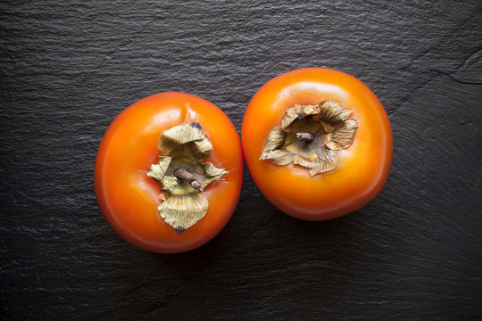 Diospyros kaki sur Ardoise