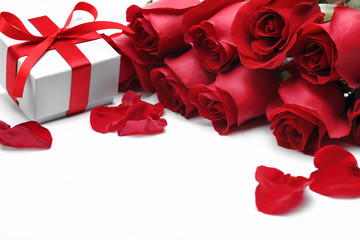 Gifts and roses