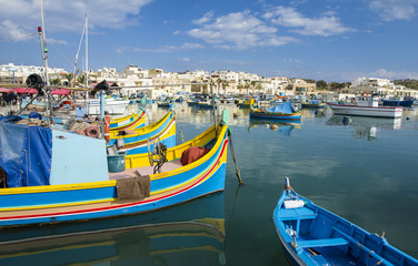 Marsaxlokk fishing harbor