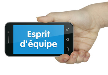 Esprit d'equipe. Mobile