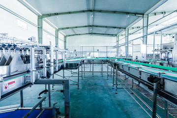 drinks production plant in China