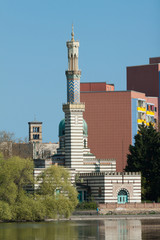 Fototapeta premium Moschee und Punpwerk