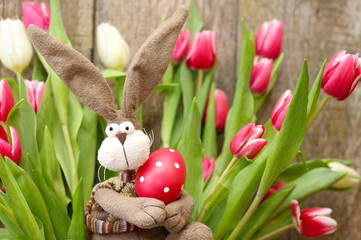 Ostermotiv "Osterhase & Osterei"