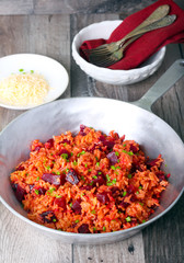 Beetroot risotto
