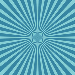 Sunburst style blue background