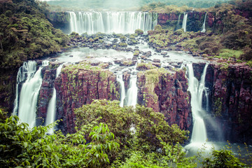Panele Szklane Podświetlane  Wodospady Iguassu, największe wodospady świata, strona brazylijska
