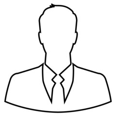 Businessman outline