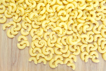 Italian Macaroni Pasta raw food