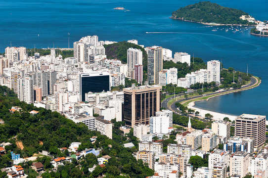 Aerial View of Residential Buildings in Rio de Janeiro, Brazil