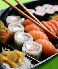Zelfklevend Fotobehang Japanese food © marcelokrelling