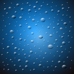 Abstract Vector Blue Background. ECO Title