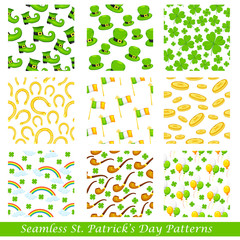 Saint Patrick's Day seamless pattern