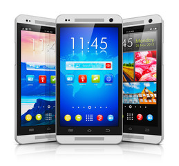 Modern touchscreen smartphones