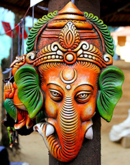 Fototapeta na wymiar Lord Ganesha wiszące