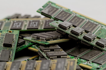 Many different computer memory modules