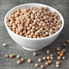 Organic chickpeas