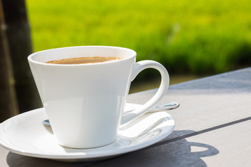 Coffee relax outdoor