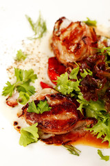 meat with vegetables