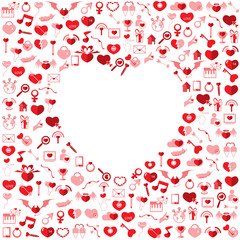 The Heart Valentine's day, Love icon
