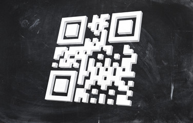Naklejka premium qr code