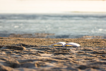 Book on the beach