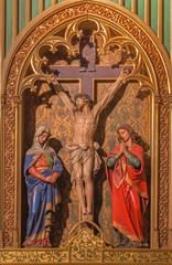 Bratislava -  Crucifixion scene from st. Martins cathedral