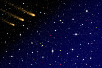 Comets and stars © marcoemilio