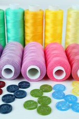 Sewing accessories close up