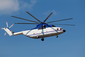 Fototapeta na wymiar Cargo helicopter