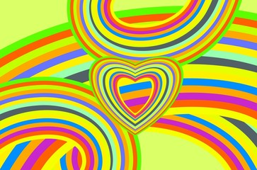 Colorful Rainbow Background