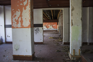 abandoned Demolished house