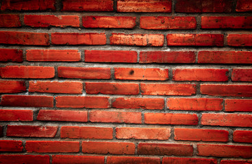 Brick wall.