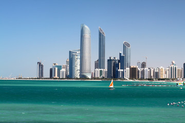 Fototapeta premium Abu Dhabi Skyline