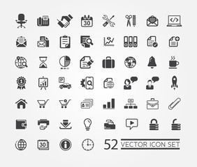 Web icons for business, finance and communication