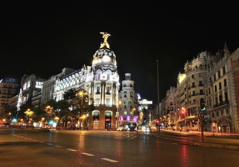 Gran Via, Madrid.