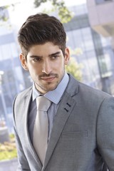 Fototapeta premium Portrait of elegant businessman