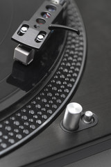 Plattenspieler mit Schallplatte